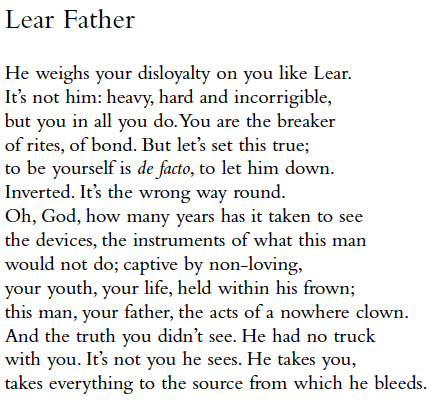 Friday Poem Lear Father Paul Deaton